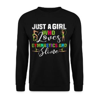 gymnastique - Sweat-shirt Unisexe - noir - Devant - Alina (178cm) & Michal (187cm)