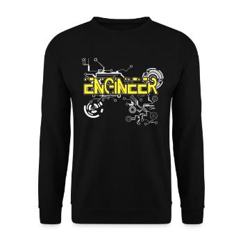 Ingénieurs ingénieurs d’ingénieurs Cadeaux - Sweat-shirt Unisexe - noir - Devant - Alina (178cm) & Michal (187cm)