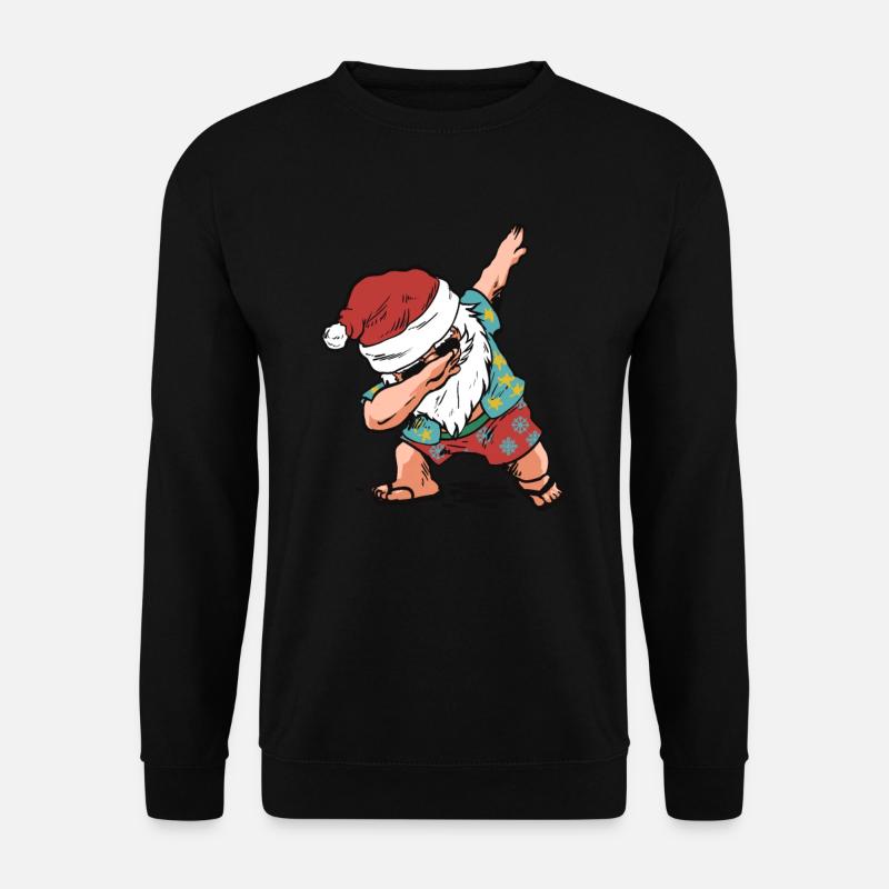 Lustiges Weihnachtsgeschenk Weihnachtsmann im - Unisex Pullover - Schwarz