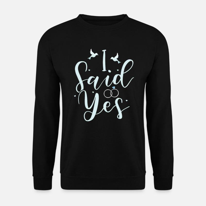 Verlobung - Unisex Pullover - Schwarz