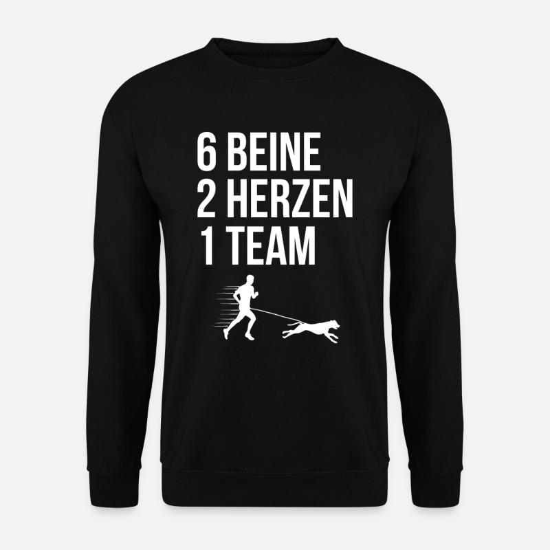 Canicross running - Unisex Sweatshirt - black