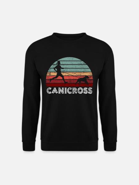Canicross - Unisex Pullover - Schwarz