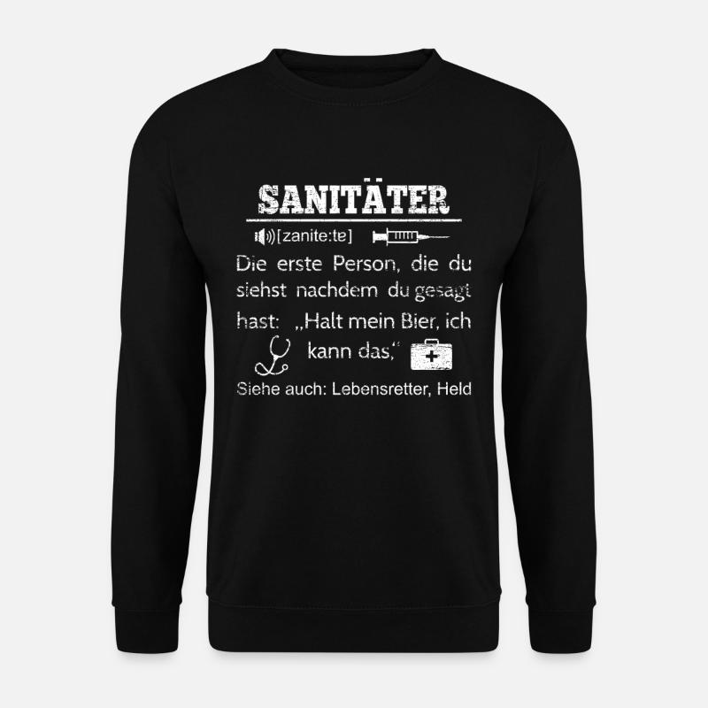 paramédical - Sweat-shirt Unisexe - noir