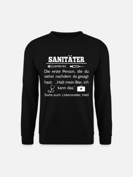 Paramedic definition - Unisex Sweatshirt - black