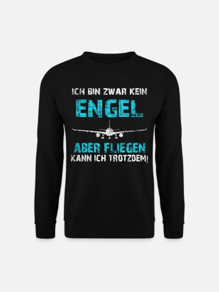 Pilot flying - Unisex Sweatshirt - black