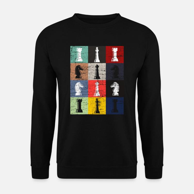 Chess chess pieces - Unisex Sweatshirt - black