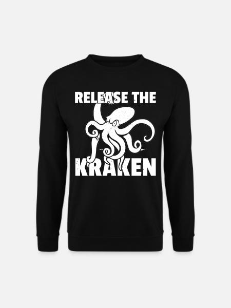 Octopus octopus octopus octopus fish - Unisex Sweatshirt - black