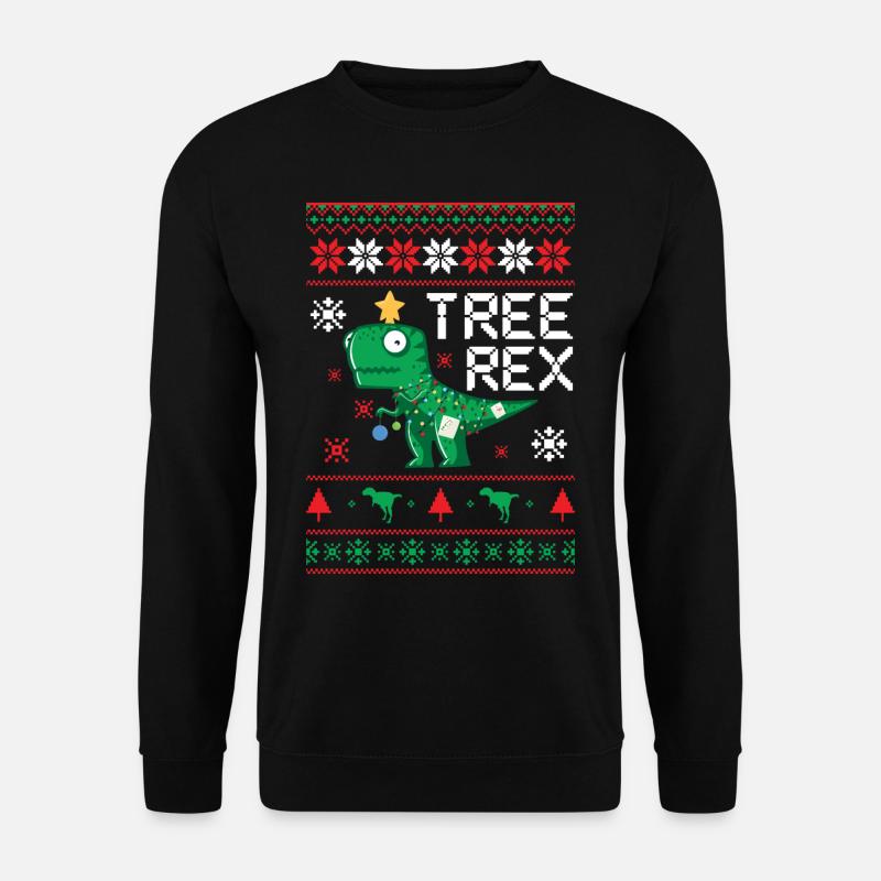 Tree Rex Baum Rex - Unisex Pullover - Schwarz
