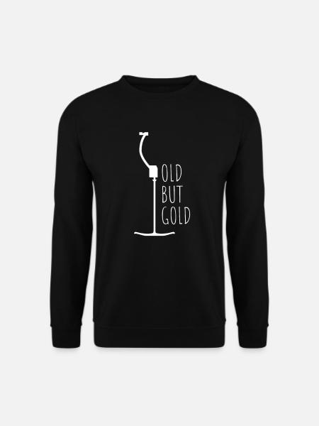 ALT ABER GOLD! Alter Retro Skilift Sprüche Shirt - Unisex Pullover - Schwarz