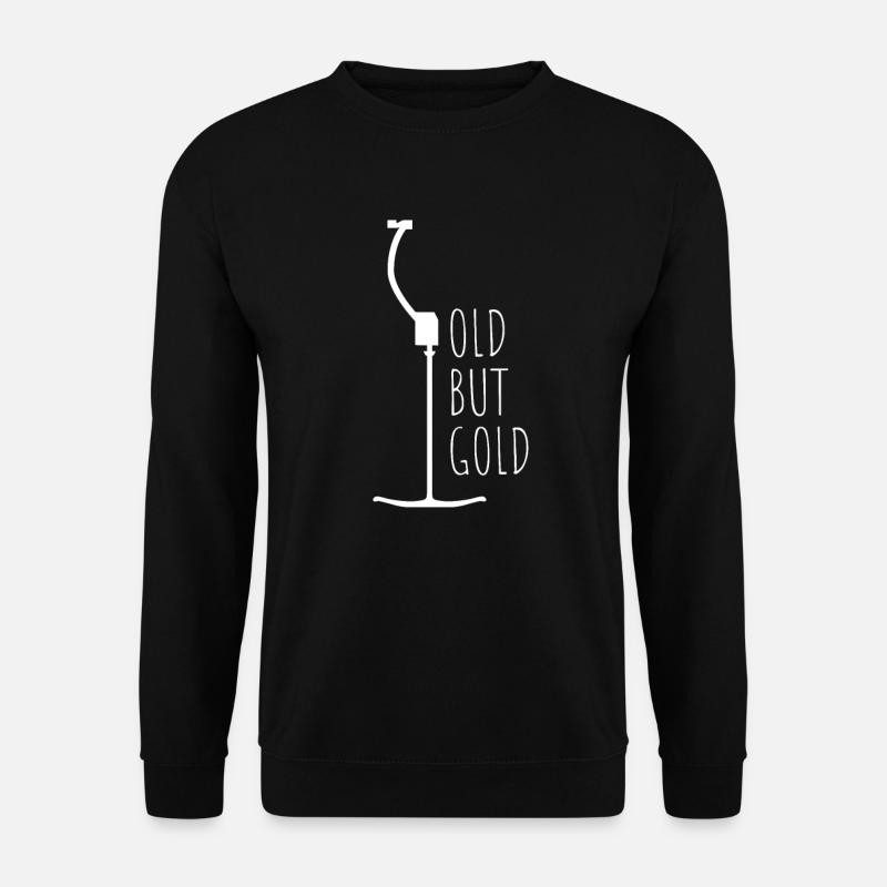 ALT ABER GOLD! Alter Retro Skilift Sprüche Shirt - Unisex Pullover - Schwarz