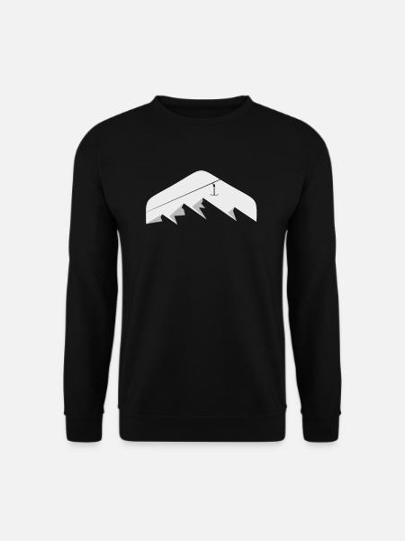 Winter Berge Schlepplift Skilift Lift Ankerlift - Unisex Pullover - Schwarz