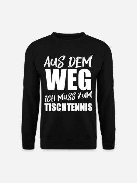 tischtennis - Unisex Pullover - Schwarz