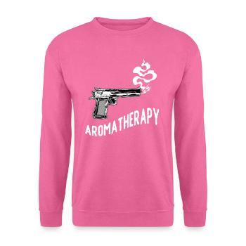 Aromtherapy Waffe Rauch Schützen Geschenk - Unisex Pullover - Pink - Vorne