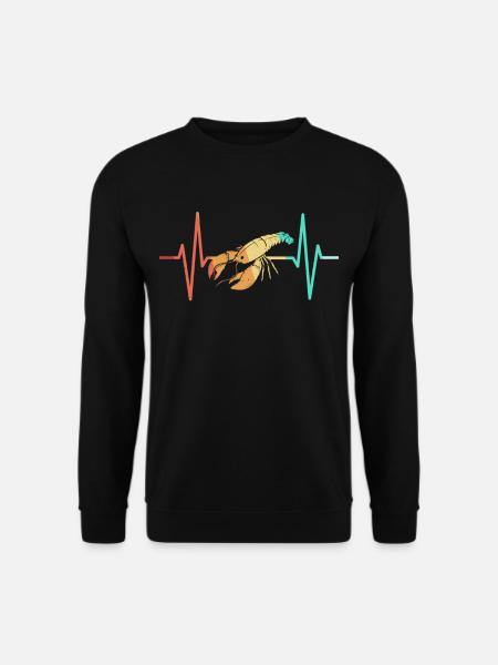 Hummer Lobster Langusten Krebs Krabbe - Unisex Pullover - Schwarz