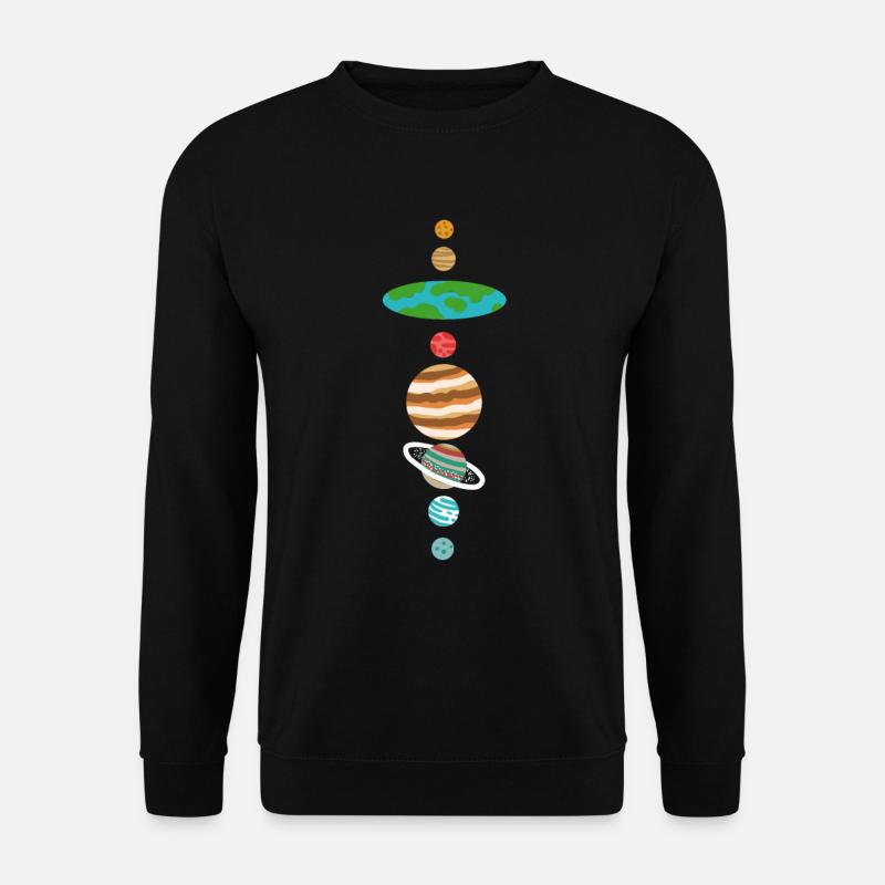 Flat Earth I Flatearther - Unisex Sweatshirt - black