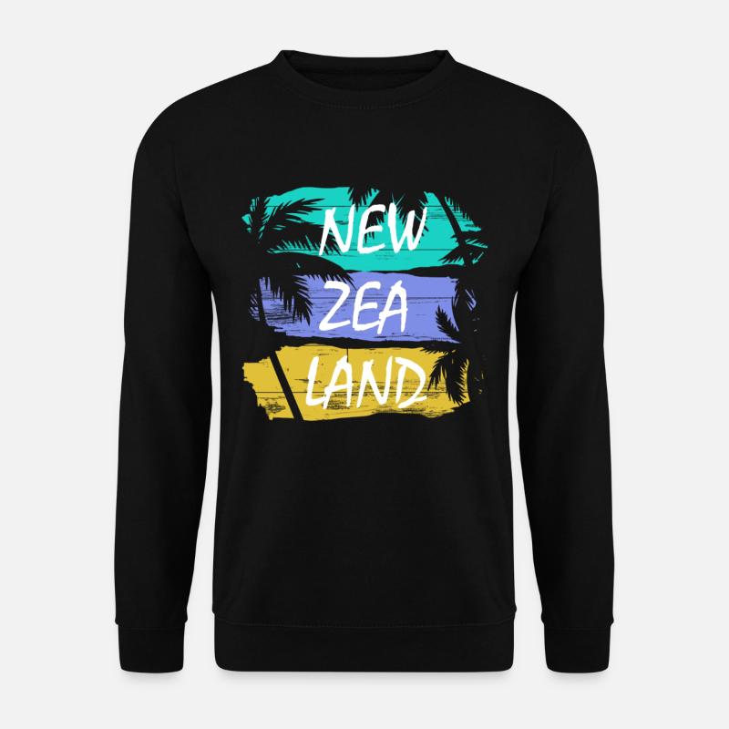 neuseeland newzealand - Unisex Pullover - Schwarz