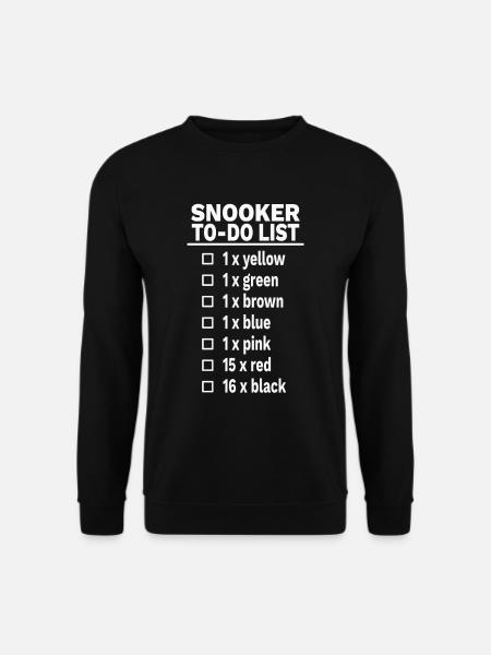 Snooker 147 Maximum im Break Geschenk - Unisex Pullover - Schwarz