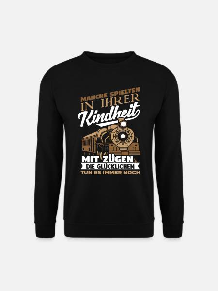 Eisenbahn - Unisex Pullover - Schwarz