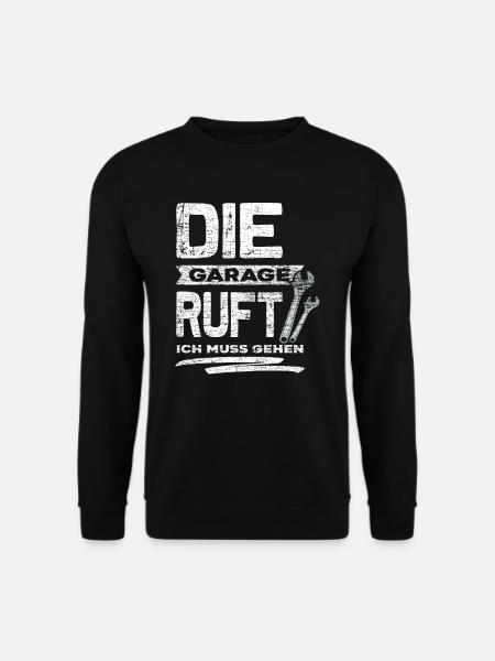Mechaniker Garage - Unisex Pullover - Schwarz