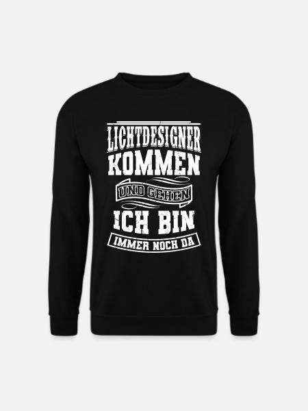 LICHTDESIGNER Kommen Und Gehen Lichttechniker Crew - Unisex Pullover - Schwarz