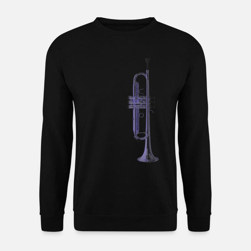 trompete - Unisex Pullover - Schwarz