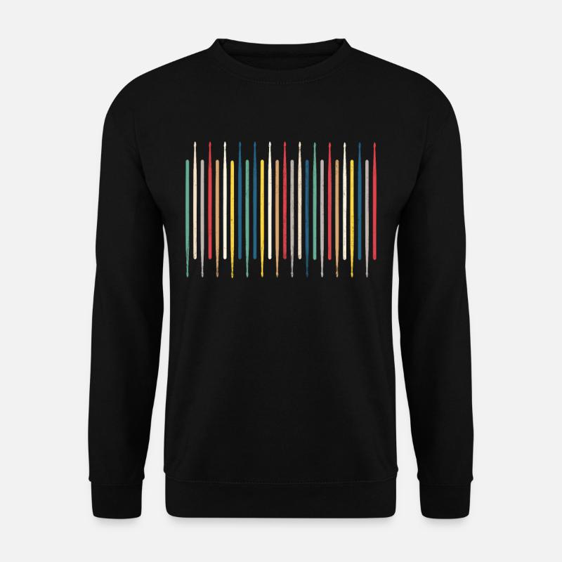 Drum drum sticks - Unisex Sweatshirt - black