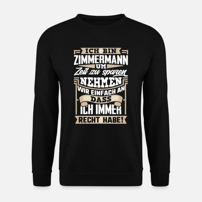 carpenter - Unisex Sweatshirt - black