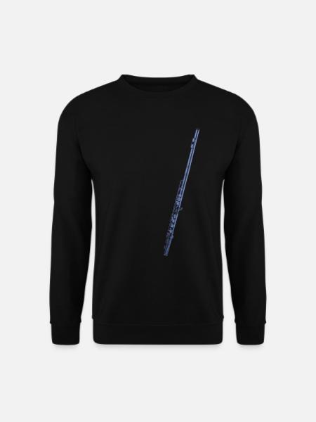 querfloete instrument - Unisex Pullover - Schwarz