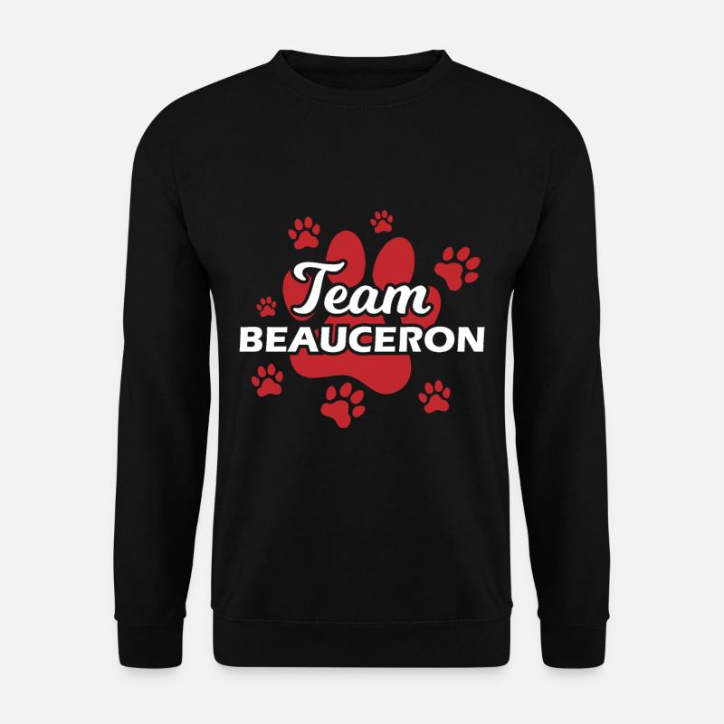 Team beauceron Hund liebe - Unisex Pullover - Schwarz