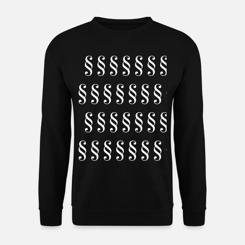 Paragraph Law Student Lawyer Gift § - Unisex Sweatshirt - black