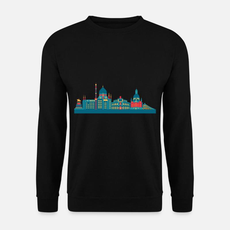 Dresden skyline gift idea - Unisex Sweatshirt - black