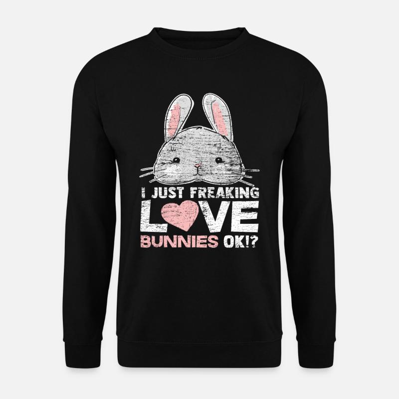 rabbit - Unisex Sweatshirt - black