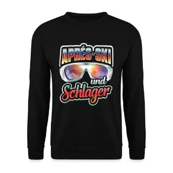 Apres Ski - Unisex Pullover - Schwarz - Vorne - Alina (178cm) & Michal (187cm)
