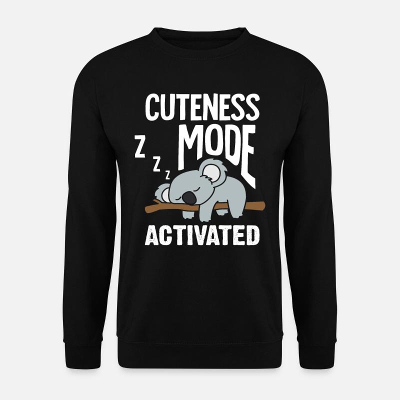 Koala - Unisex Pullover - Schwarz