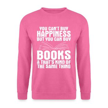 Book books book - Unisex Sweatshirt - pink - Front