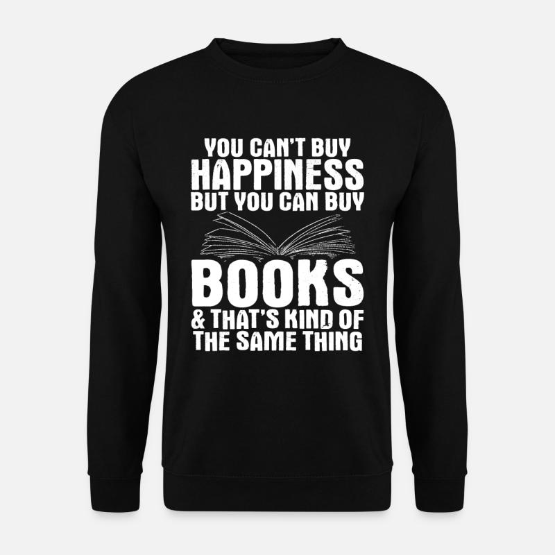 Buch Bücher Book - Unisex Pullover - Schwarz
