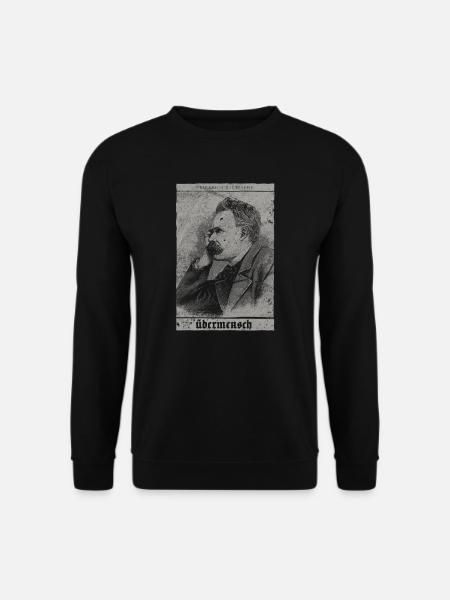 Vintage Philosophy Nihilism Design - Unisex Sweatshirt - black