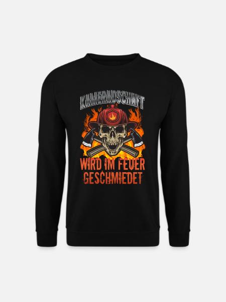 Feuerwehr Kameradschaft Feuerwehrmann - Unisex Pullover - Schwarz