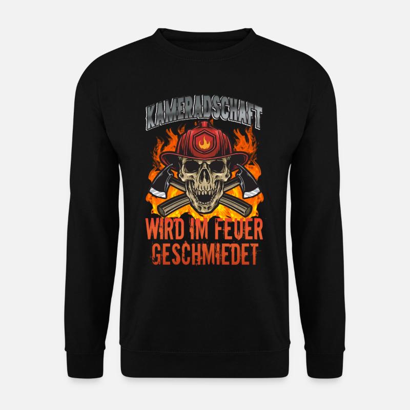 Feuerwehr Kameradschaft Feuerwehrmann - Unisex Pullover - Schwarz