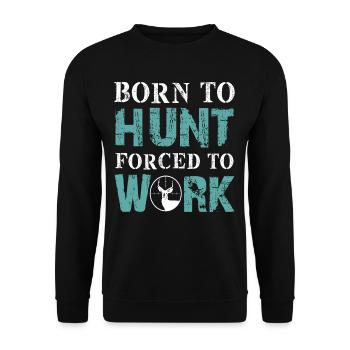 chasse - Sweat-shirt Unisexe - noir - Devant - Alina (178cm) & Michal (187cm)