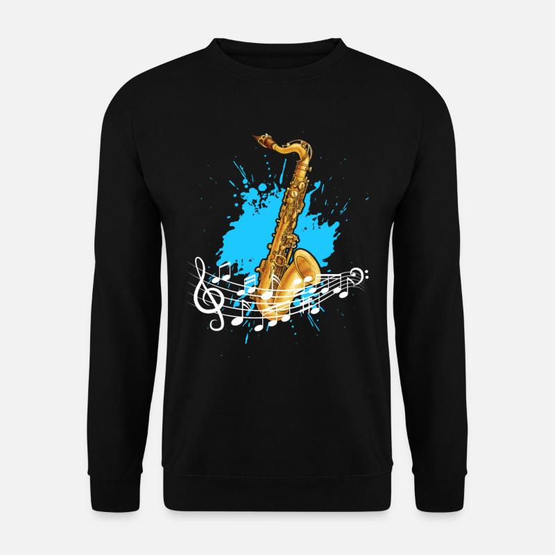 saxophone - Unisex Sweatshirt - black