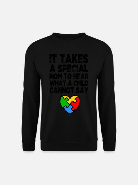 AUTISMUS SPECIAL MOM Autism Awareness Geschenk - Unisex Pullover - Schwarz