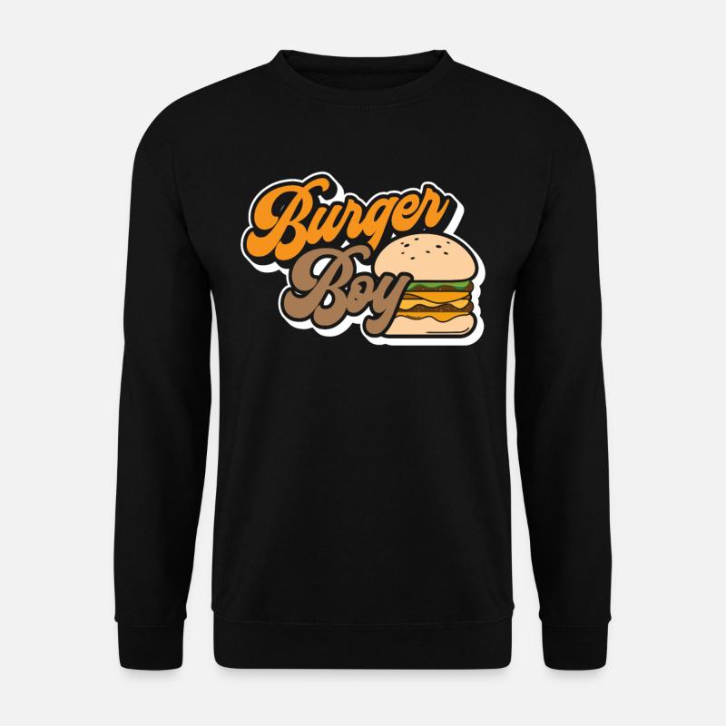 Burger - Unisex Sweatshirt - black
