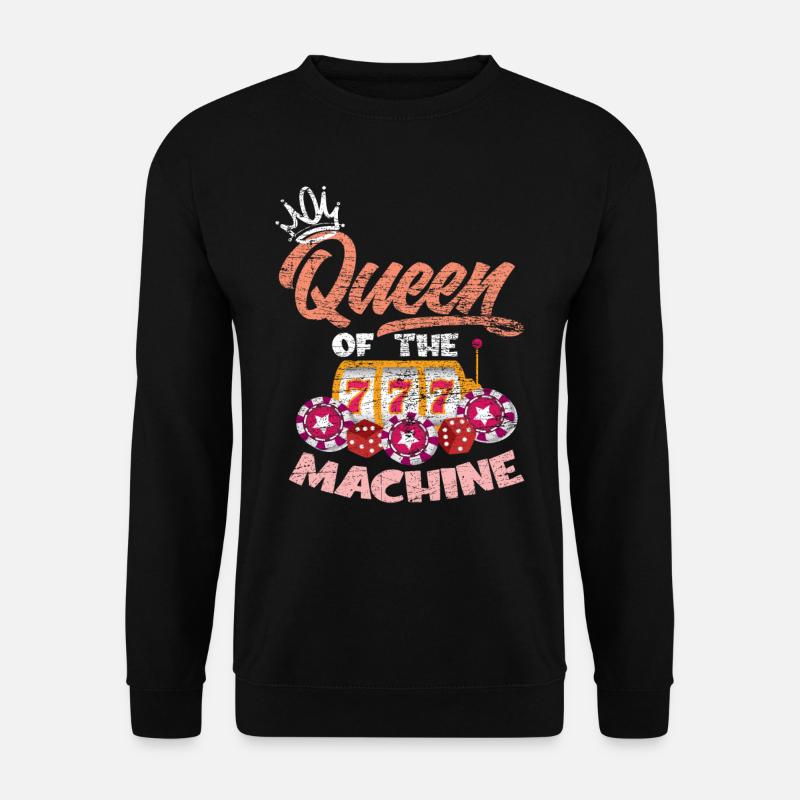 Casino Königin - Unisex Pullover - Schwarz