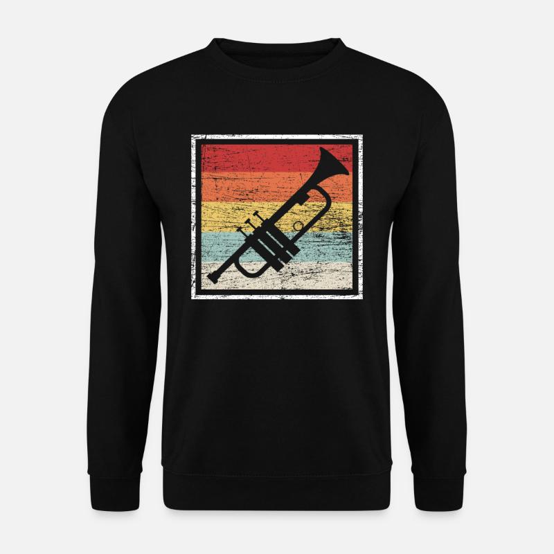 Trompete - Unisex Pullover - Schwarz