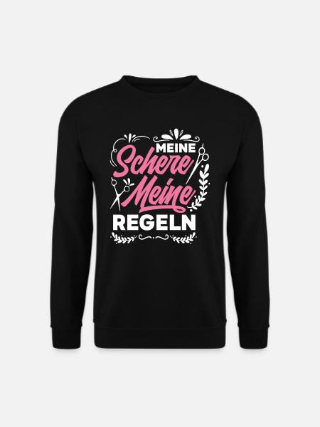Friseurin - Unisex Pullover - Schwarz