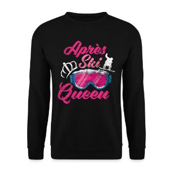 Après ski - Sweat-shirt Unisexe - noir - Devant - Alina (178cm) & Michal (187cm)