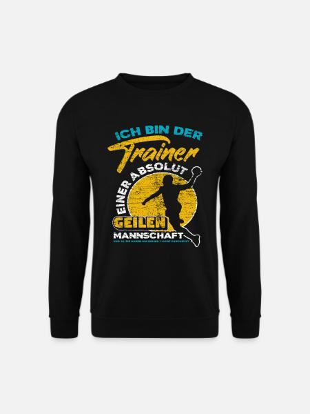 Handball Trainer - Unisex Pullover - Schwarz