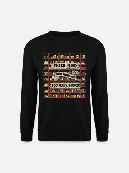 Buch - Unisex Pullover - Schwarz