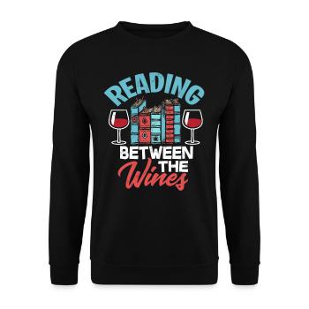 livre - Sweat-shirt Unisexe - noir - Devant - Alina (178cm) & Michal (187cm)